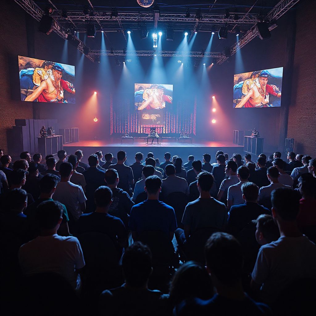 Турнірна зона під час чемпіонату з CS2