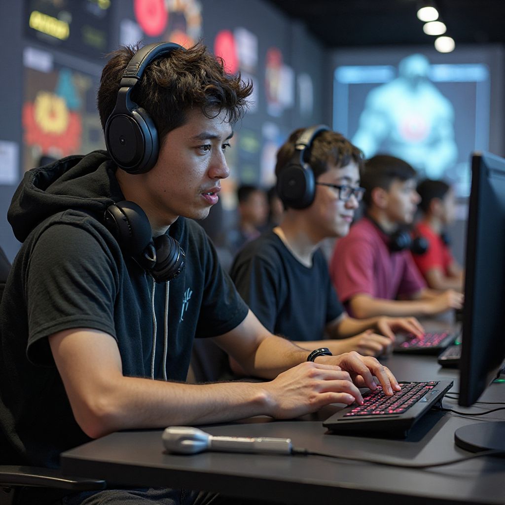 Заняття в кіберспортивній академії