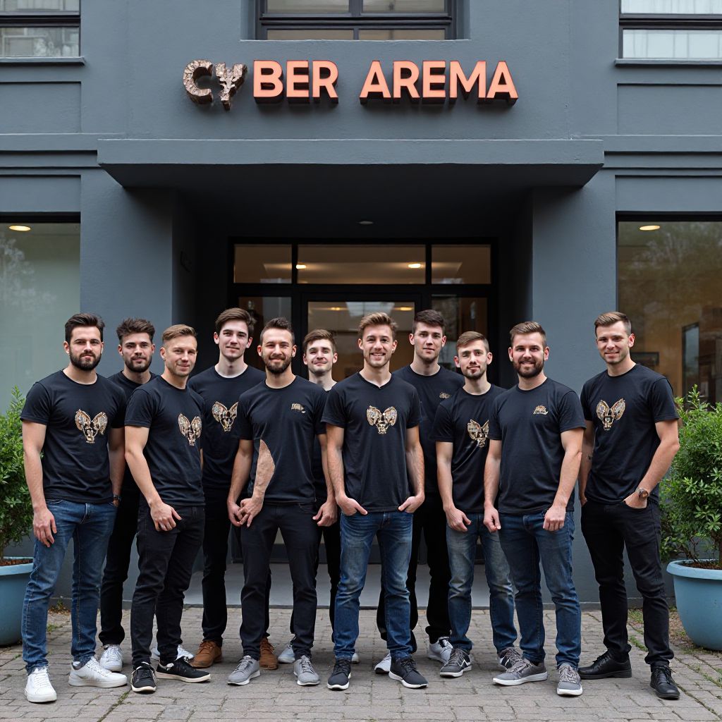 Команда Cyber Arena біля головного офісу